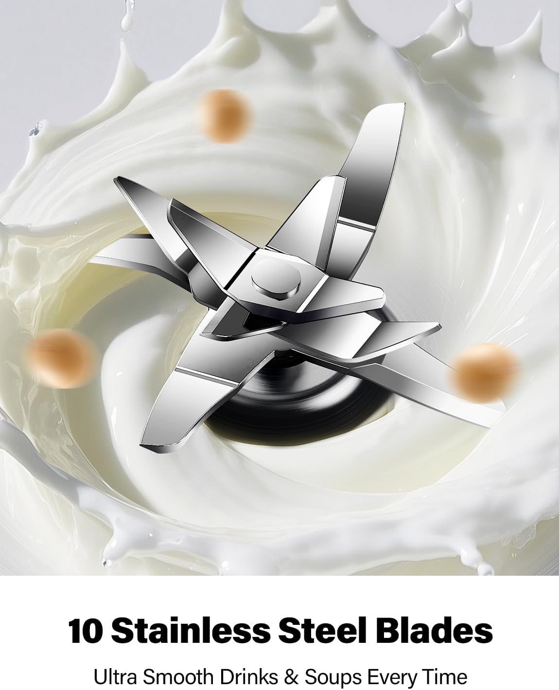 10-in-1 Nut Milk Maker Machine, 35oz Plant-Based Milk & Soup Machine with 12H Delay Start, Self-Clean, Keep Warm – Soy, Oat, Almond & More, Cream