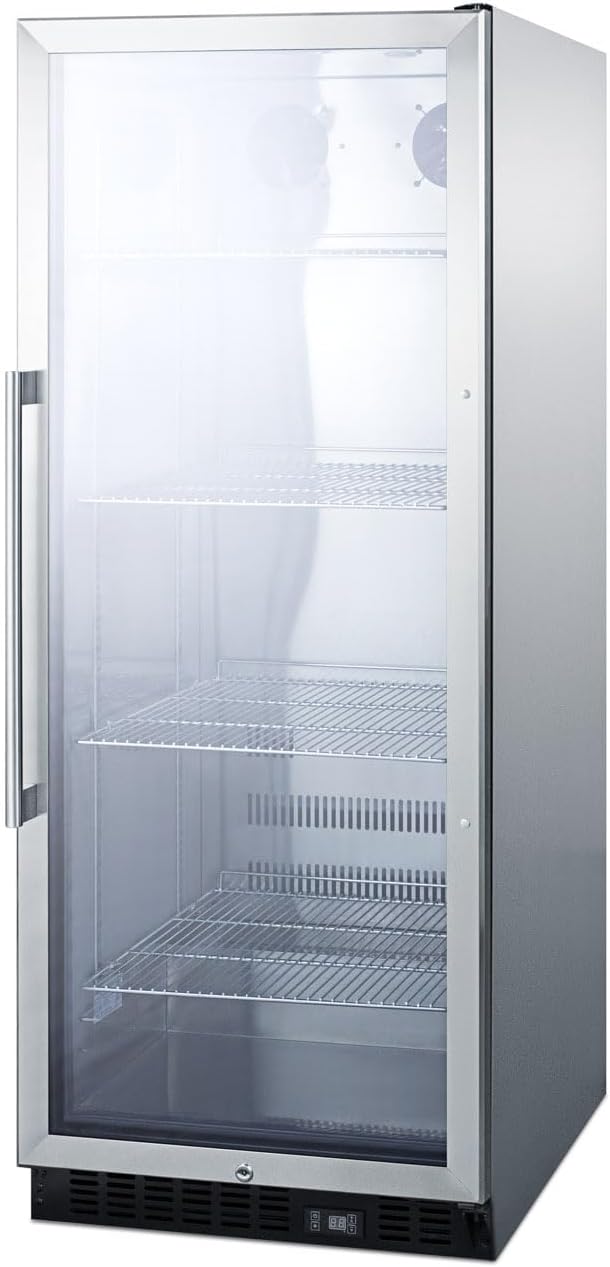 Summit SCR1156CSS Beverage Refrigeration, Glass/Stainless-Steel
