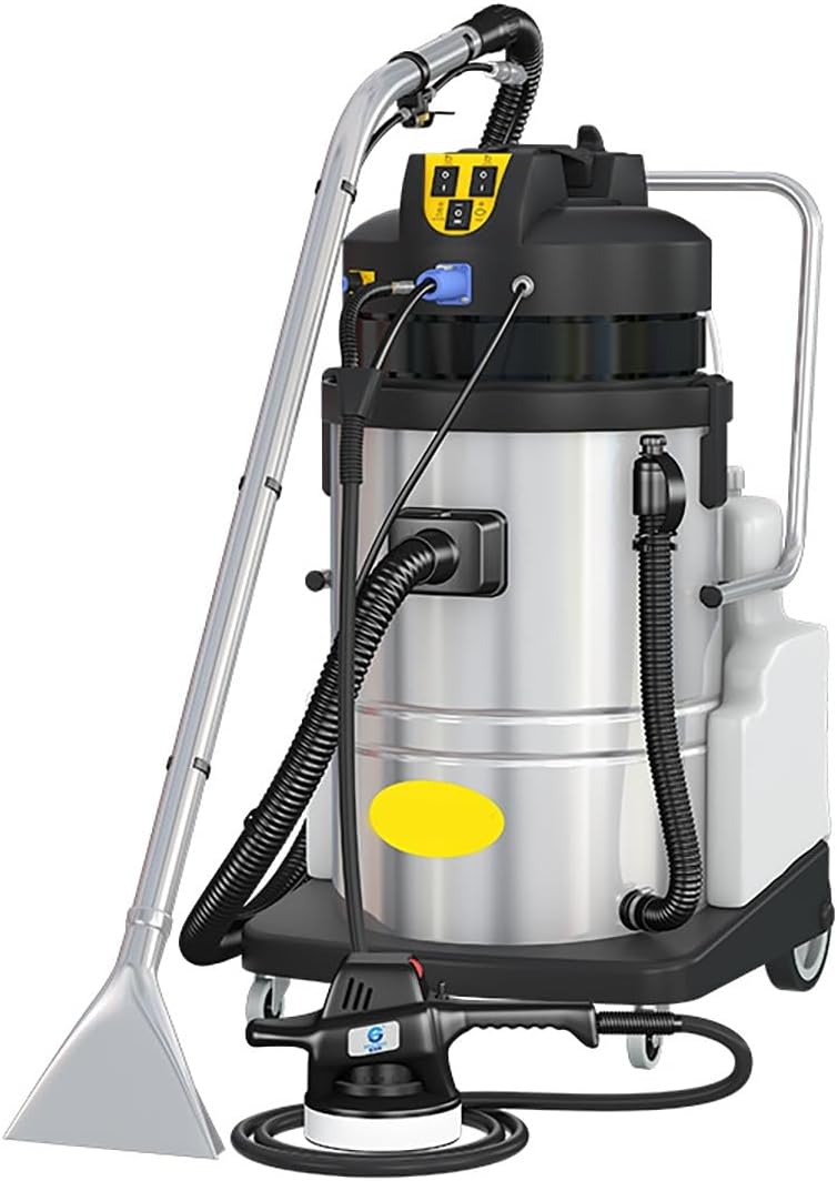 Deep Cleaning Extractor, Portable Stainless Steel Deep Cleaning Extractor, 3 in 1 Rug Extractor, Extractor Vacuum Washing Machine for Carpets Sofas Curtains(40L)