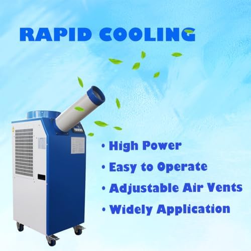 220V 1400W Industrial Air Conditioner 480m³/h Commercial Portable Industrial Spot Cooler Mobile Air Conditioner Single Column