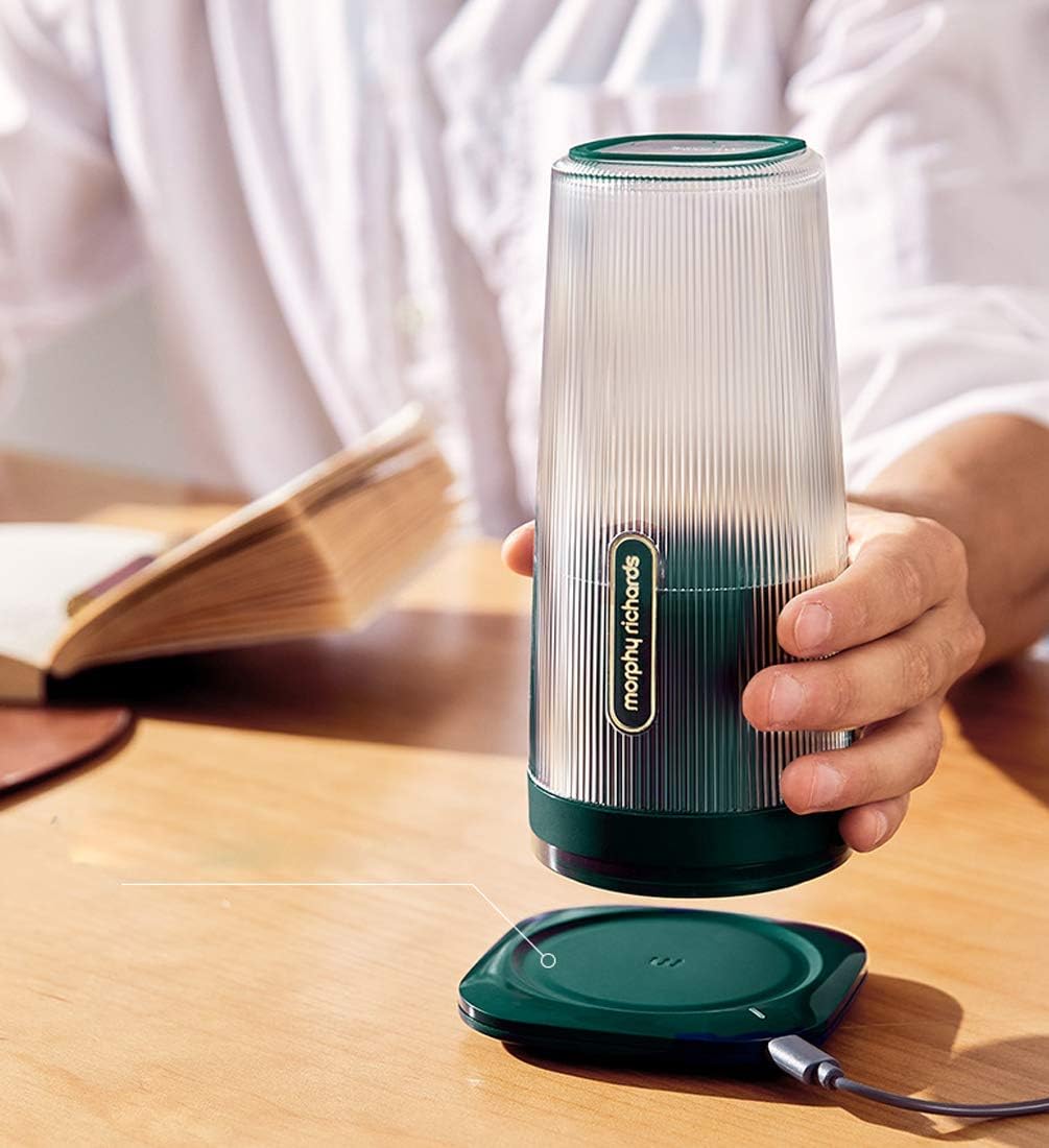 Portable Blender, Mini Blender Smoothie Maker with USB Rechargeable Electric Blender Professional Commercial for Vegetables and Fruit Smoothie Maker Blender Food Processor 2400Mah 300Ml,Green