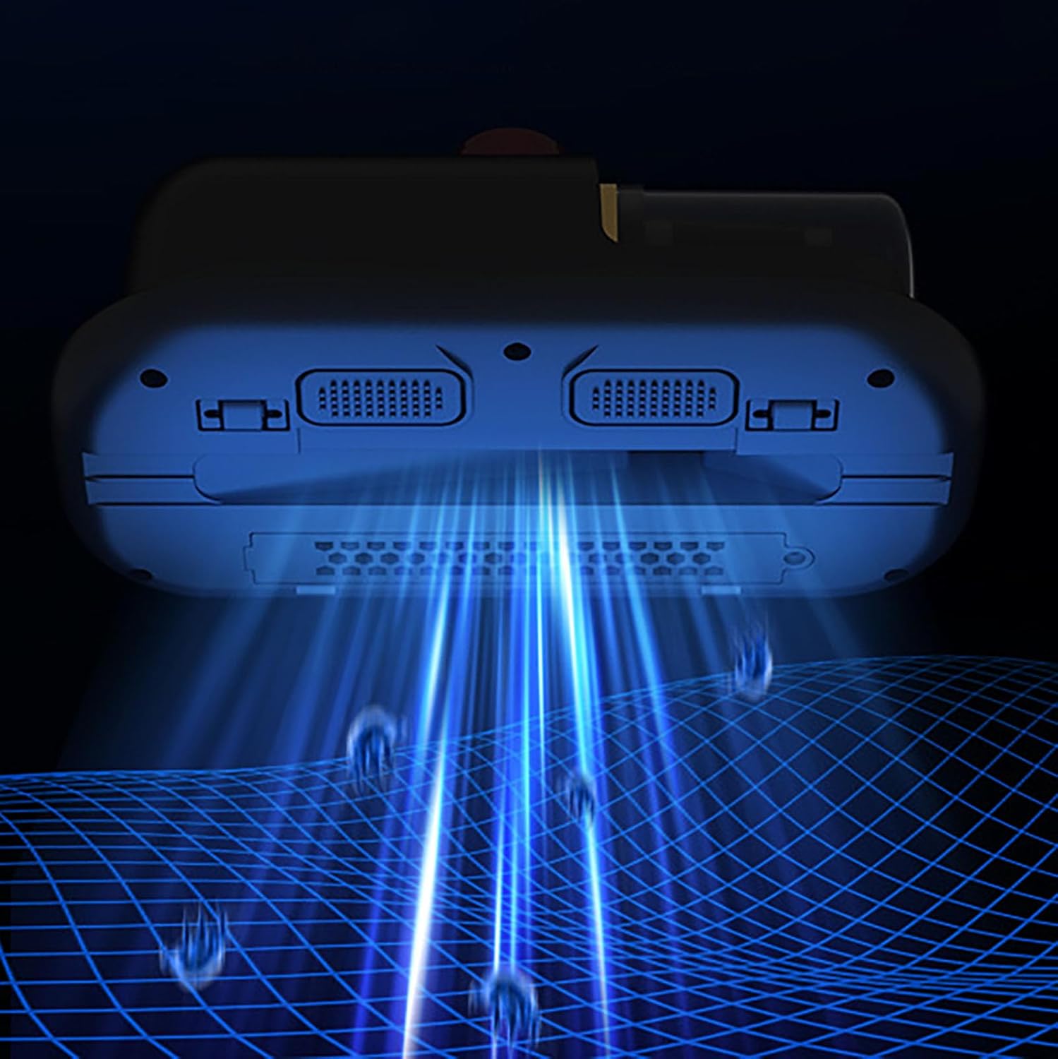 Handheld UV Mattress Vacuum Cleaner, High-Frequency Deep Cleaning Dust Remover with 10Kpa Suction, Cordless, Low Noise, Vibrates 8,000 Times/Minute for Pillows, Sofas, Brown