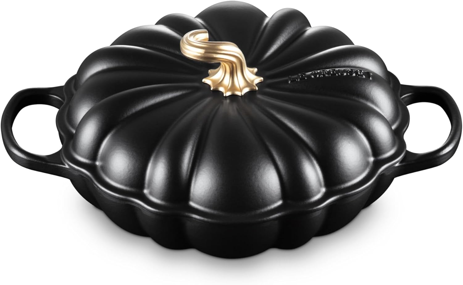 Le Creuset Enameled Cast Iron Signature Pumpkin Braiser, 2.75 qt., Licorice
