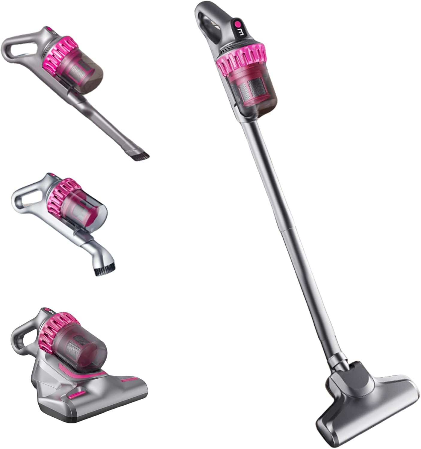 Powerful Vacuum Cleaners for Home 10Kpa Suction, 3 in 1 Cordless Vacuum Cleaner with Type-C Charge, Portable Handheld Vacuum Cleaner for Hardwood Floors, Carpet, Pet Hair, Car