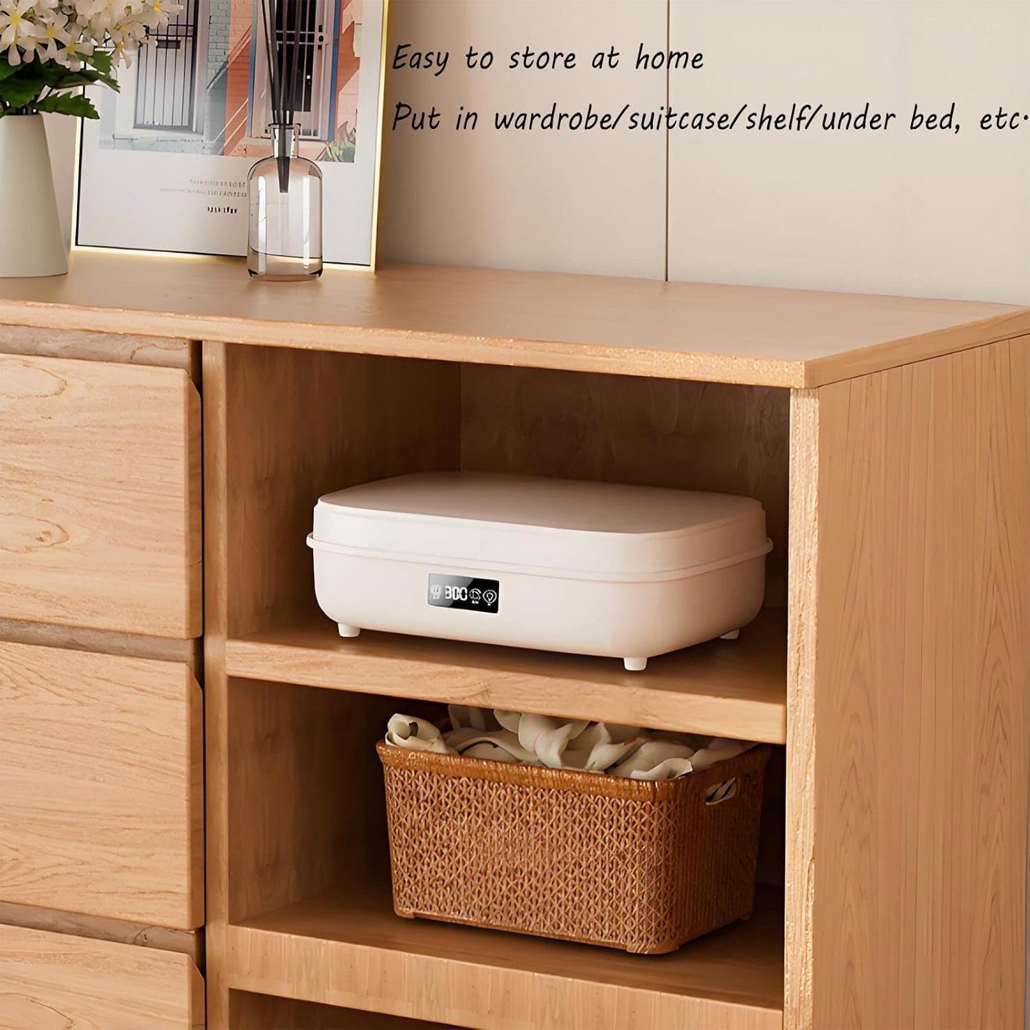 Portable Clothes Dryer Portable Dryer Machine for Laundry Apartments and Travelling Hotel Room 240 Minutes Timer