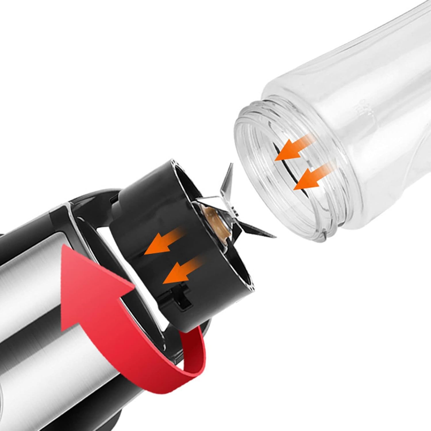 Blender, 350W Electric Fruit Mixer with Lids, Multifunctional Food Processing Blender Low Noise Countertop Blender for Home, Fruits, Vegetables(Three Cup)