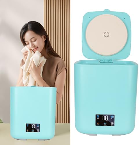 Portable Mini Washing Machine with Spin Dryer, 7L Compact Automatic Washer for Apartments, Dorms, RVs, Baby Clothes, Underwear, Socks