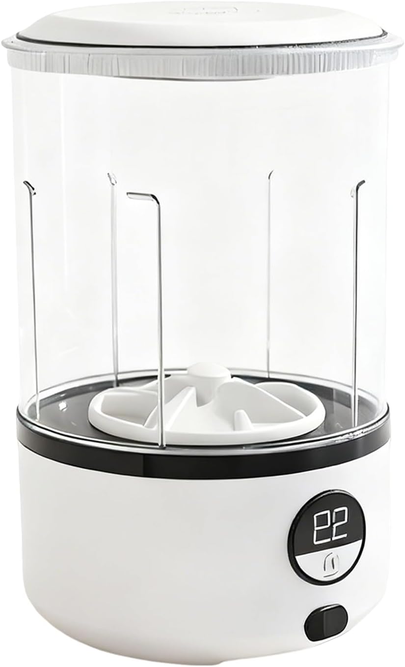 Compact Portable Washer - Cordless Mini Machine, 2-Mode Cleaning with USB Rechargeable, Space Saving with Powerful Motor, Travel Laundry Device, Mini Washer for Small Loads