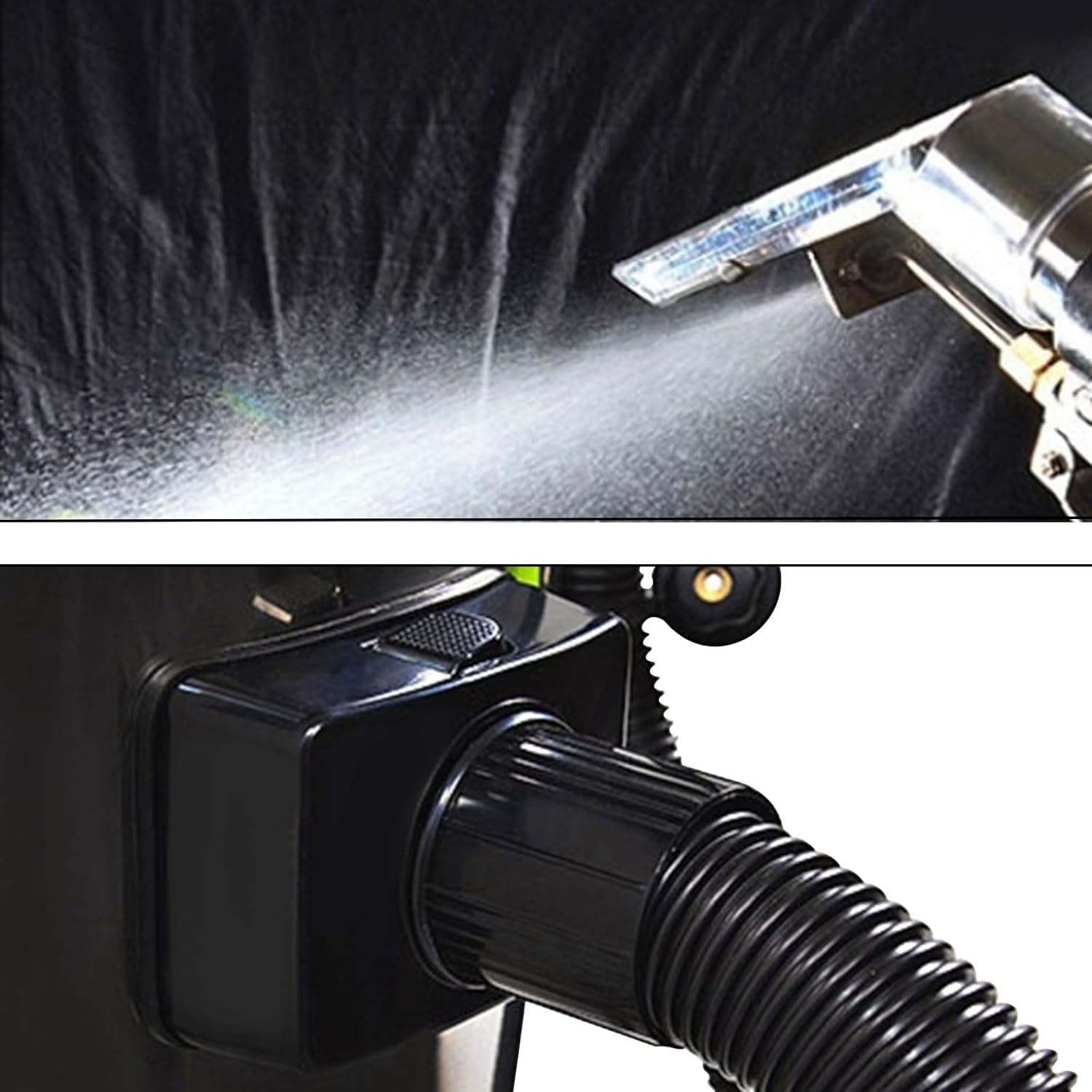 60L Commercial Carpet Cleaning Machine, 2110W Professional 3in1 Carpet Spraying Floor Brush Cleaner Extractor Vacuum Deep Cleaning Washing Machine Portable Carpet Cleaner (60L)