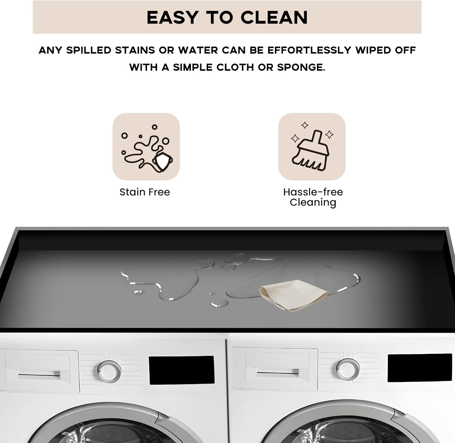 Washer Dryer Countertop,Laundry Countertop,27.5