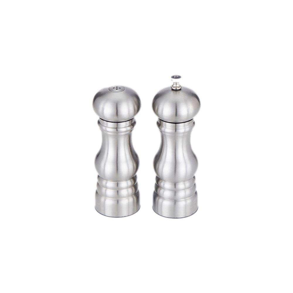 American Metalcraft PMSS62 Pepper Mill, Salt & Pepper Set, Stainless Steel, 6