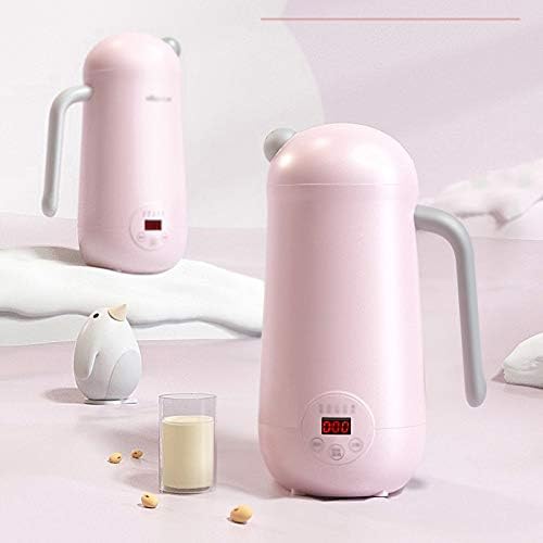 Mini Soymilk Machine Portable Soy Milk Rice Paste Maker Electric Juicer Blender Food Grinding Heating Processor 350ml(black-JoJo's Bizarre Adventure1)