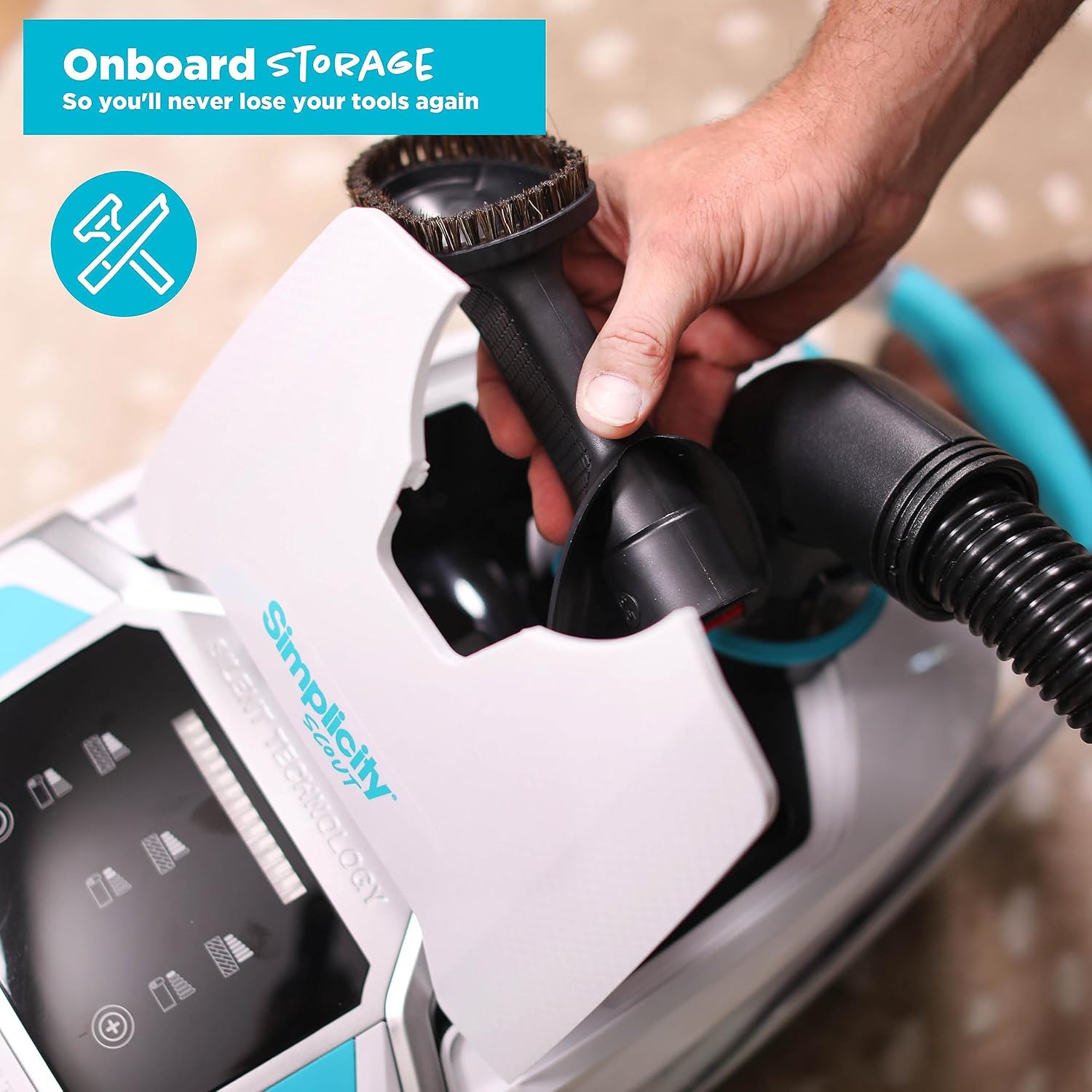 Simplicity Vacuums Scout Canister Vacuum with Bags and Filter Set Bundle, Home Rug and Hardwood Vacuum Cleaner to Vacuum Dust and Pet Hair on Floors and Above Floor Areas