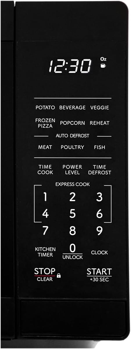 SHARP Compact Countertop Microwave Oven with Removable 10