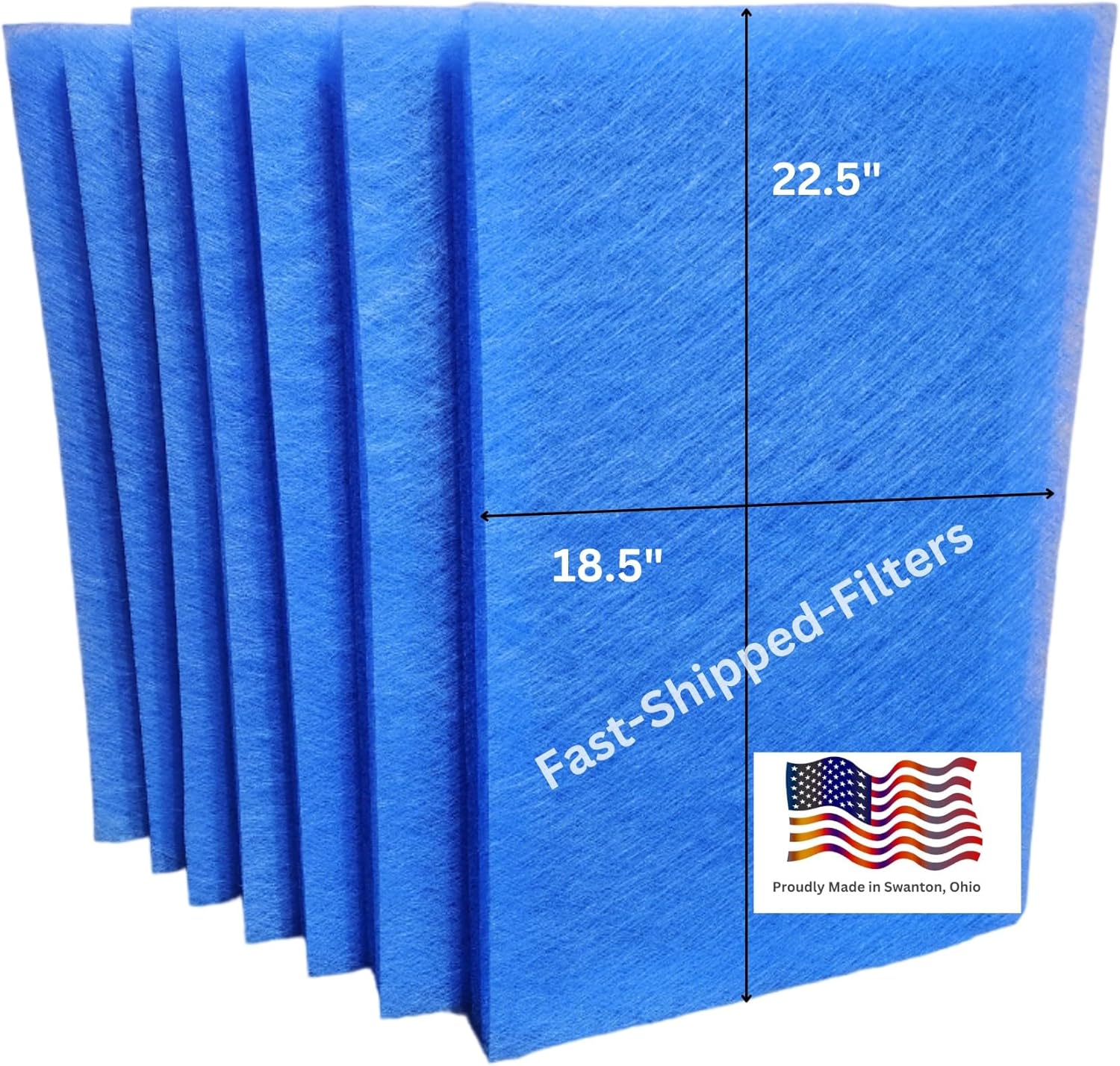 Fast-Shipped-Filters 7 Pack 20x25 Replacement Filter Pads Designed to Fit with Dynamic Electronic Air Cleaner 20x25 polarized pads refill