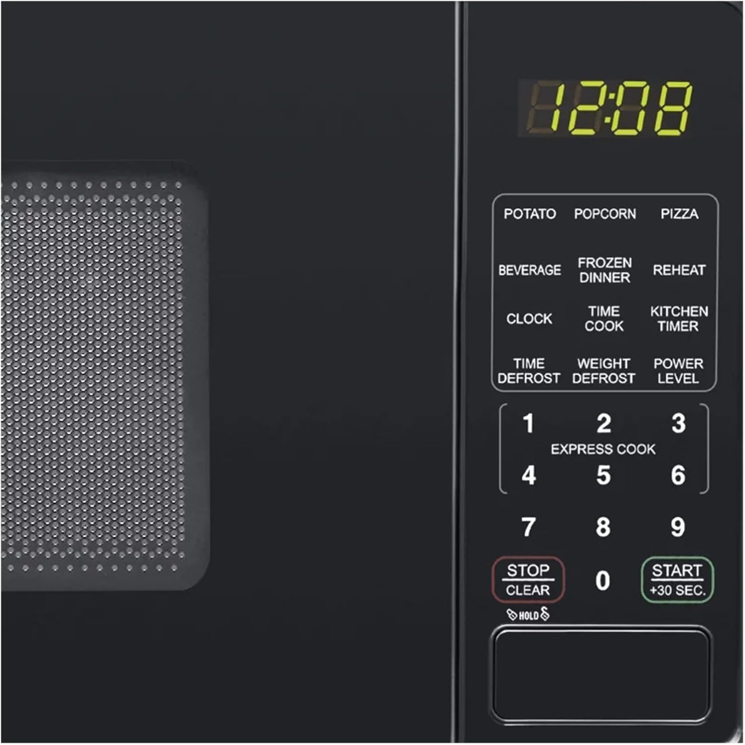 Mainstays 0.7 ft. Countertop Microwave Oven, 700 Watts, Black(Black)