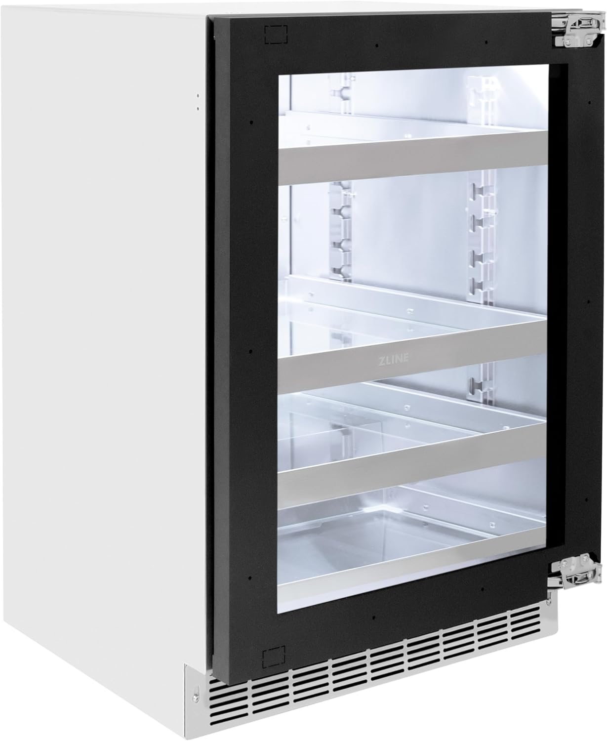 Z Line Kitchen and Bath ZLINE 24 in. Touchstone 151 Can Beverage Fridge With Panel Ready Glass Door (RBSPO-24)