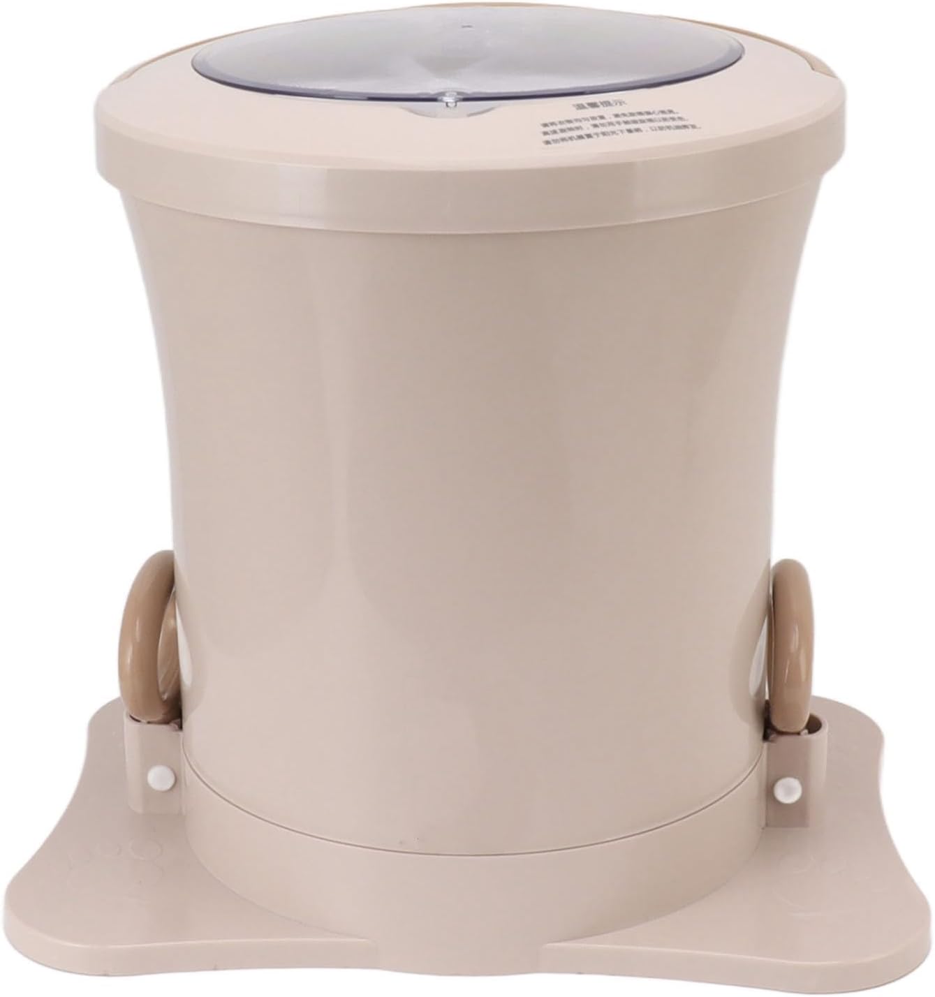 Pilipane Mini Portable Dehydrator High Capacity Electricity Hand Drawstring Clothes Dryer for Dormitory Travel Camping ABS Plastic 4100g (Apricot Color)