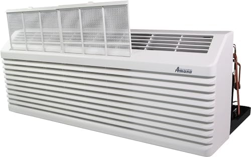 11,700 BTU PTAC Wall Air Conditioner with 2.5 kW Heater with, 58 inches power cord 15 amp plug. (NEMA 6-15P configuration) in Quiet White