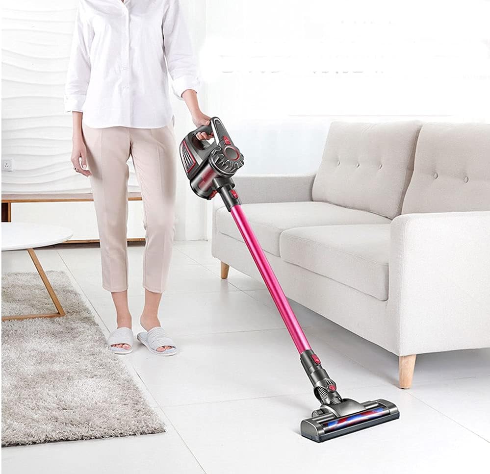 Cordless Stick Vacuum Cleaner, Lightweight Handheld Vacuum Cleaner, 10Kpa Powerful Suction, 2 Speed, Very Suitable for Families, Cars, Office Cleaning