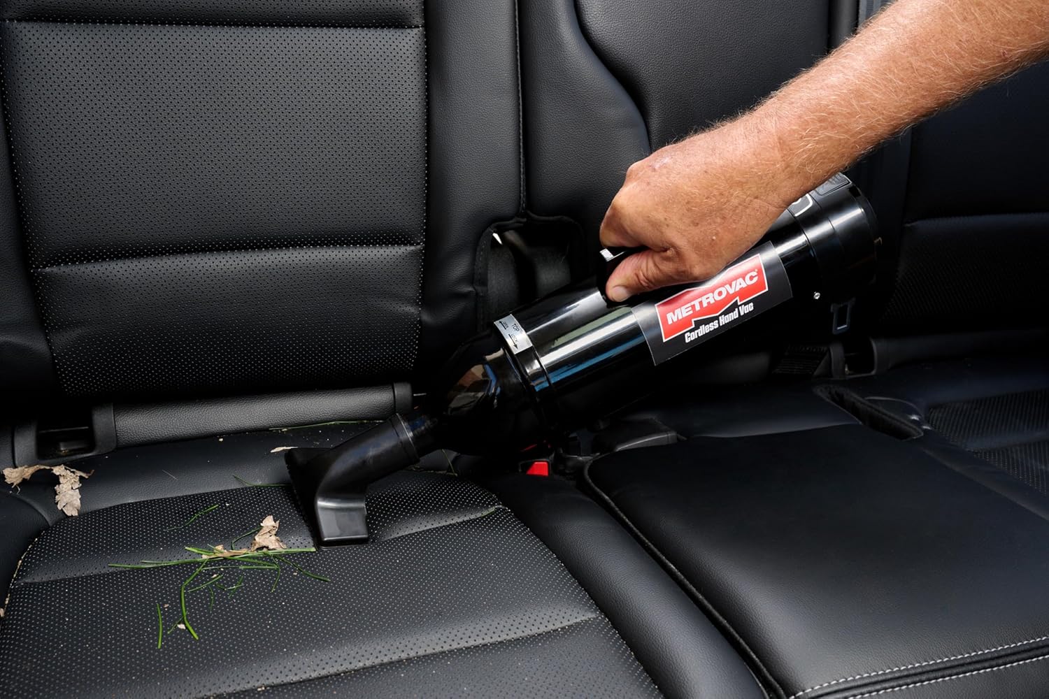 METROVAC CHV-B4 Cordless Hand Vac – Powerful, Portable, Vacuum Cleaner for Home, Auto Shop, Car, and Pet Hair – Premium Handheld Vacuum - Black