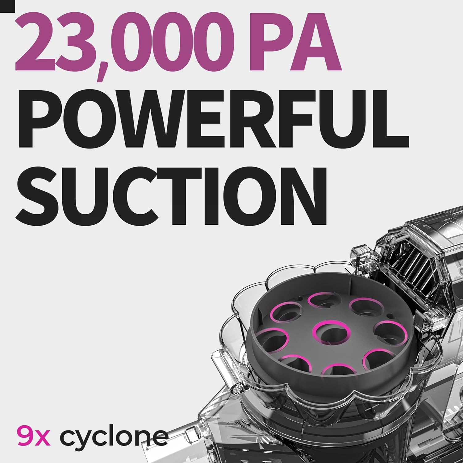 ROOMIE TEC R3 Cordless Stick Vacuum Cleaner, Fadeless Suction Power for Floor and Carpet, Up to 43 Min Powerful Battery, Bagless, Large Capacity, Extra Wide Roller, LED Headlights, and HEPA Filtration