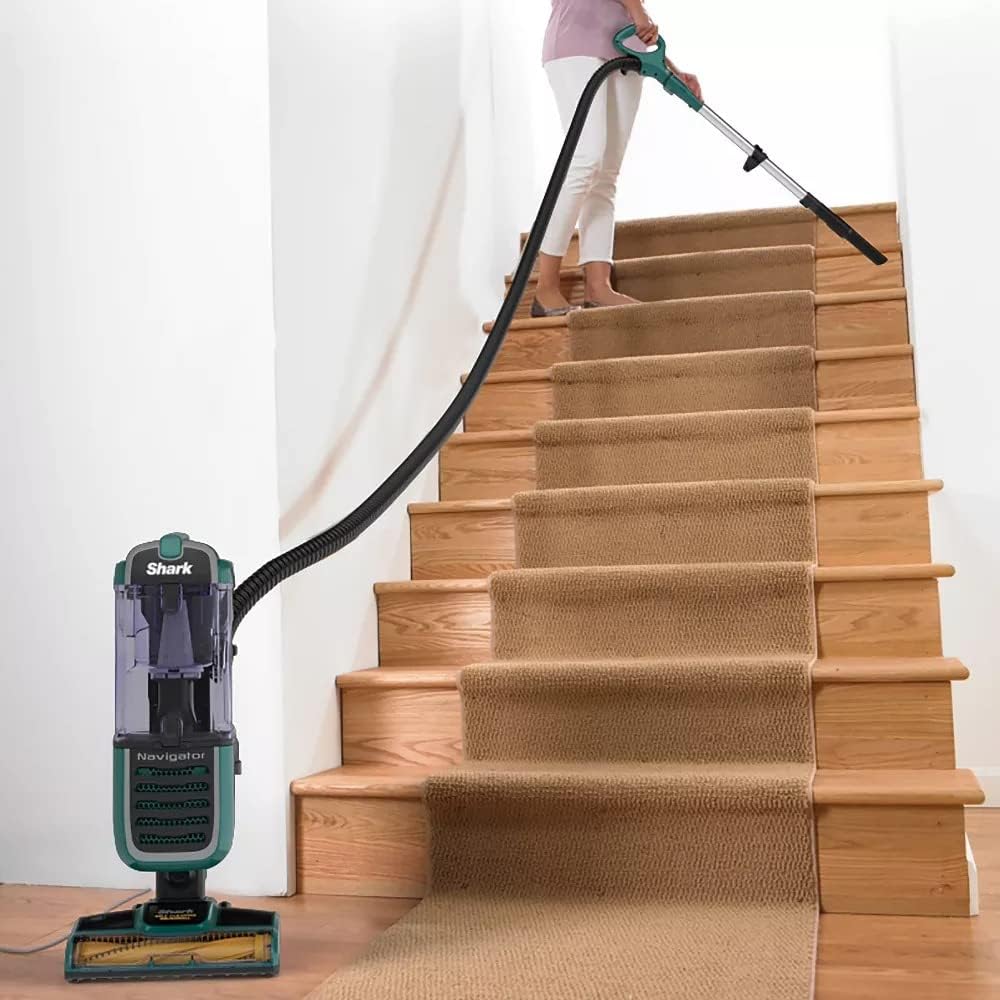 SHARK ZU51 Navigator Swivel Pro Pet Upright Vacuum with Self-Cleaning Brushroll, Green (Renewed)