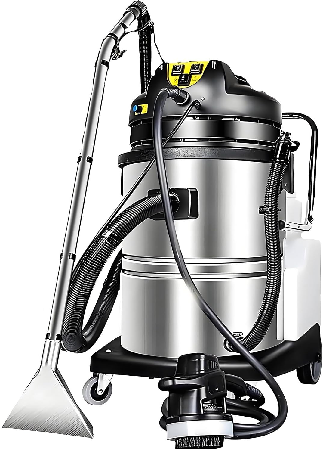 Commercial Carpet Cleaner, 3 in 1 Multi-Purpose Floor Cleaning Machine Heavy Duty Extractor Vacuum Washing Machine, Sofa Curtain Carpet Cleaning Machine 60L