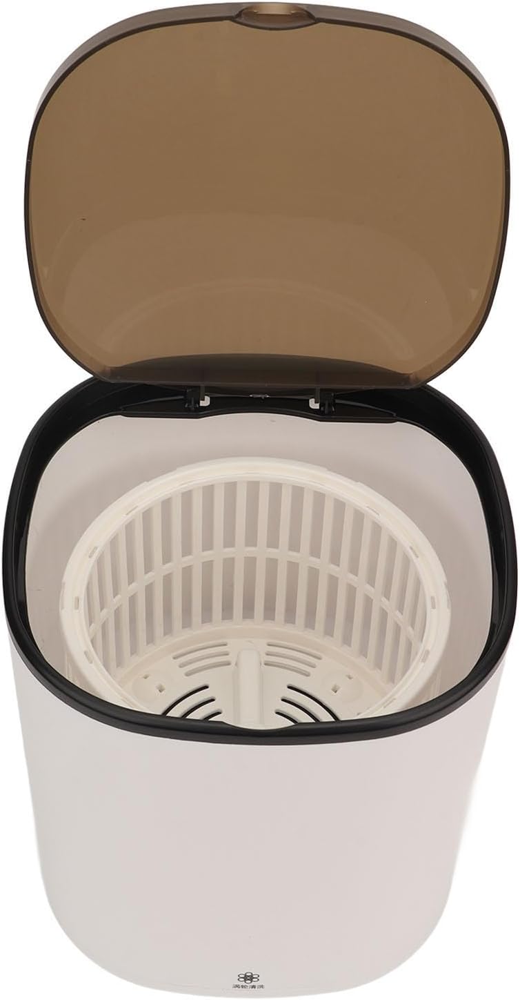 Mini Washing Machine - 4.5L 10min Mini Electric Underwear Laundry Washer with Draining Basket for Home, Portable and Desktop (US 100-240V)