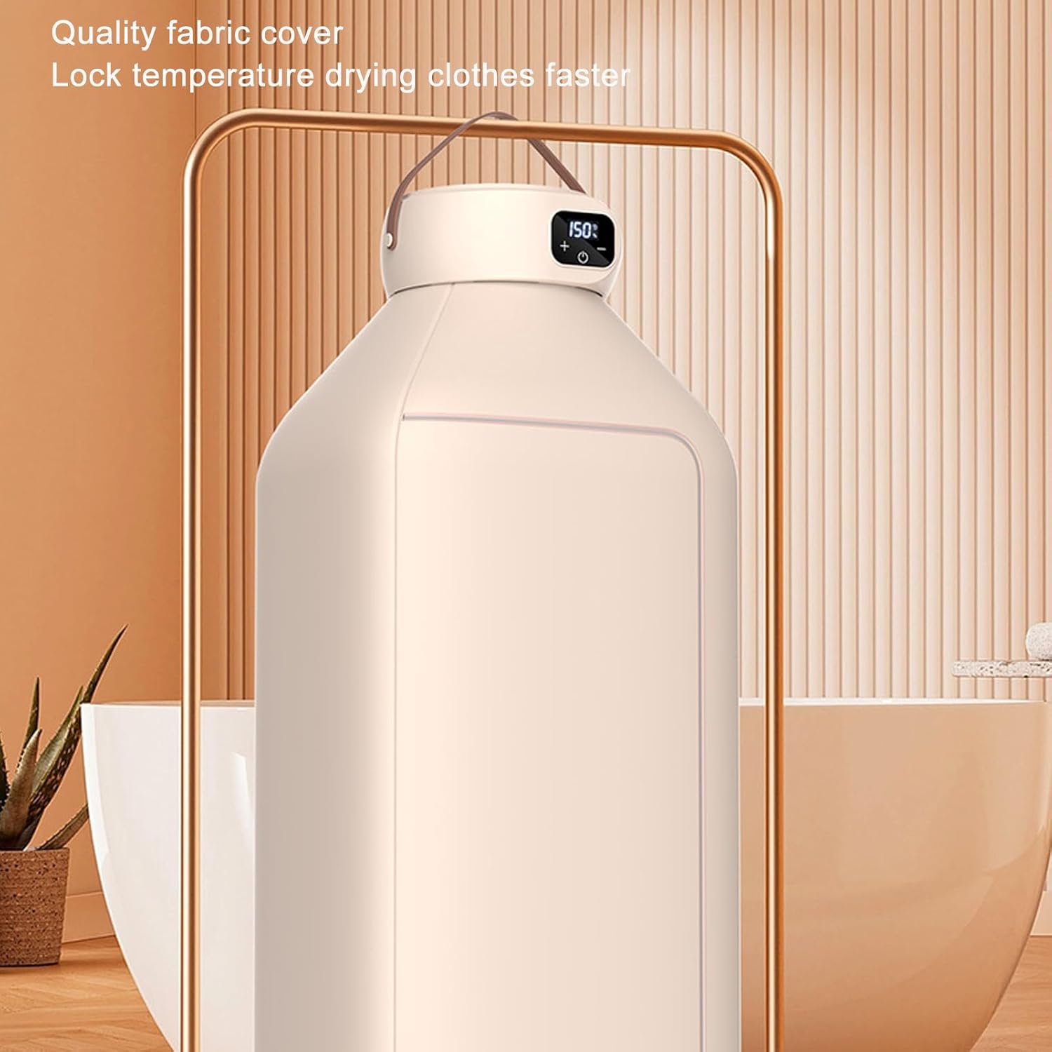 Mumusuki Portable Clothes Dryer, Quiet Mini Laundry Dryer with Timer Electric Drying Machine with Hook & Dry Bag for Home Dorm Apartment RV Travel (US Plug 110V)