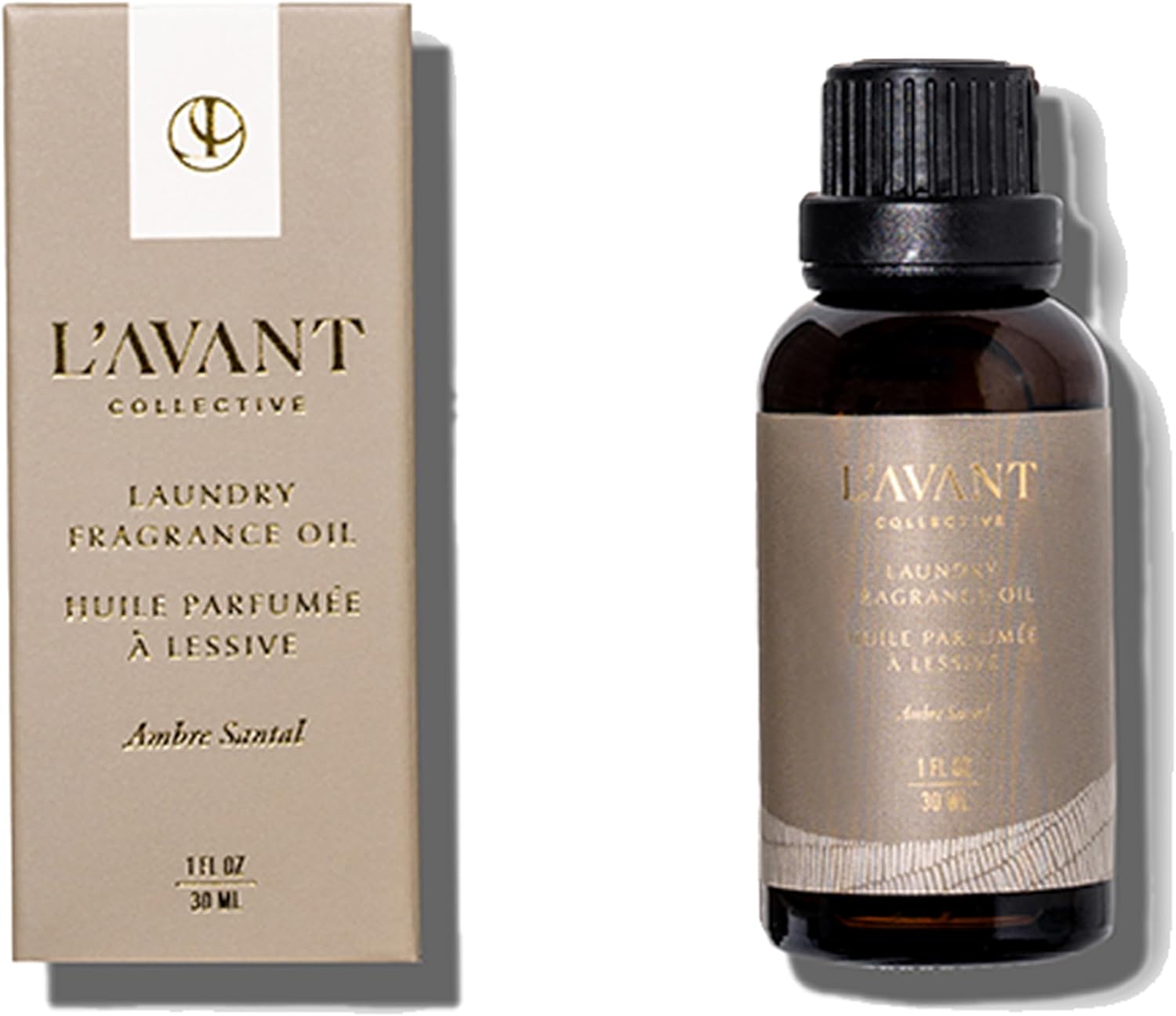 L'AVANT Collective | Essential Oils for Laundry - Dryer Balls Scents – Scented Fragrance Essential Oil Drops | Laundry Oil - Ambre Santal