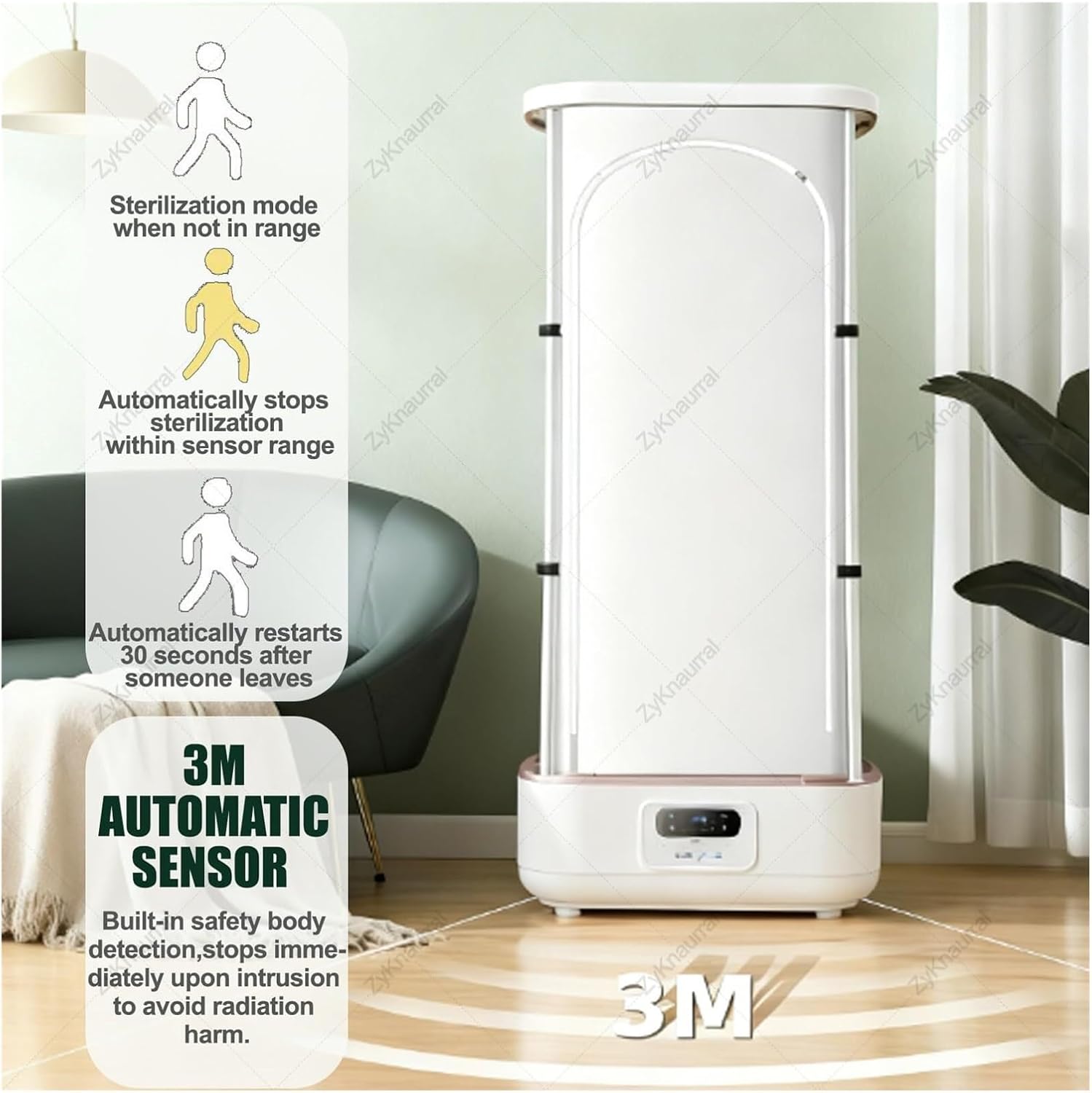 Vertical Steam Dryer Automatic Wireless Steam Closet Folding Clothes Machine, Control Electric Clothes Drying Rack,for Fabric