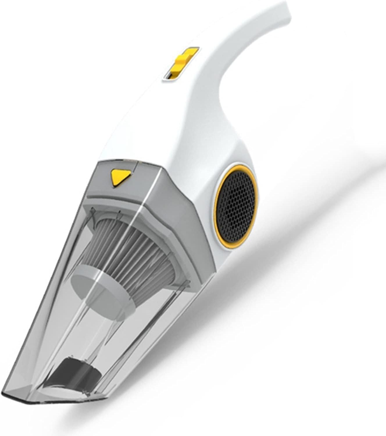 Portable Car Vacuum Cleaner 9000Pa Handheld Dry/Wet Dust Cleaner for Car Interior, Home, Office,White,Wireless