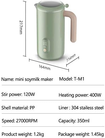 Soymilk Maker Machine Electric Juicer Blender Multicooker Boiling Cup Soya-Bean Milk Rice Paste Maker Free-filter(Gray)