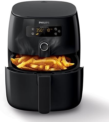 Philips Airfryer, Avance Turbo Star, Digital, Black, HD9641/96