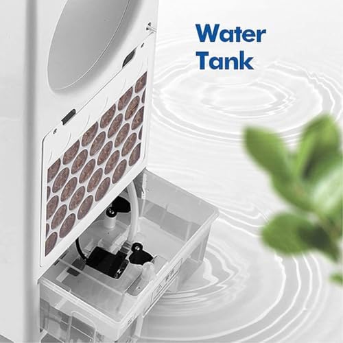 Portable Air Cooler for Home & Office, 3-in-1 Evaporative Misting Air Conditioner with Remote Control, Humidifier & Noiseless Fan, Ideal for Dorm, Room & Office