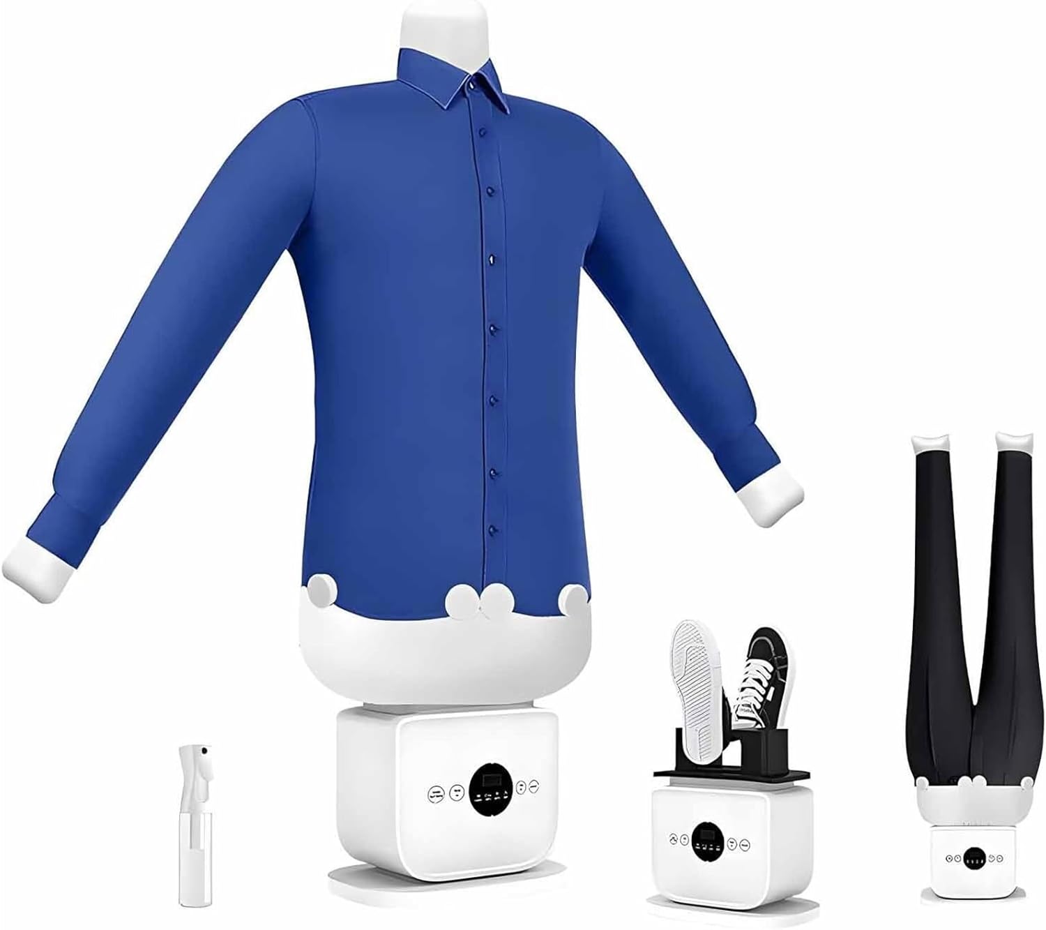 Automatic Ironing Machine for Home,Inflatable Shirt,Steamer for Clothes,Time & Temperature Adjustable for Any Fabric Type Clothing