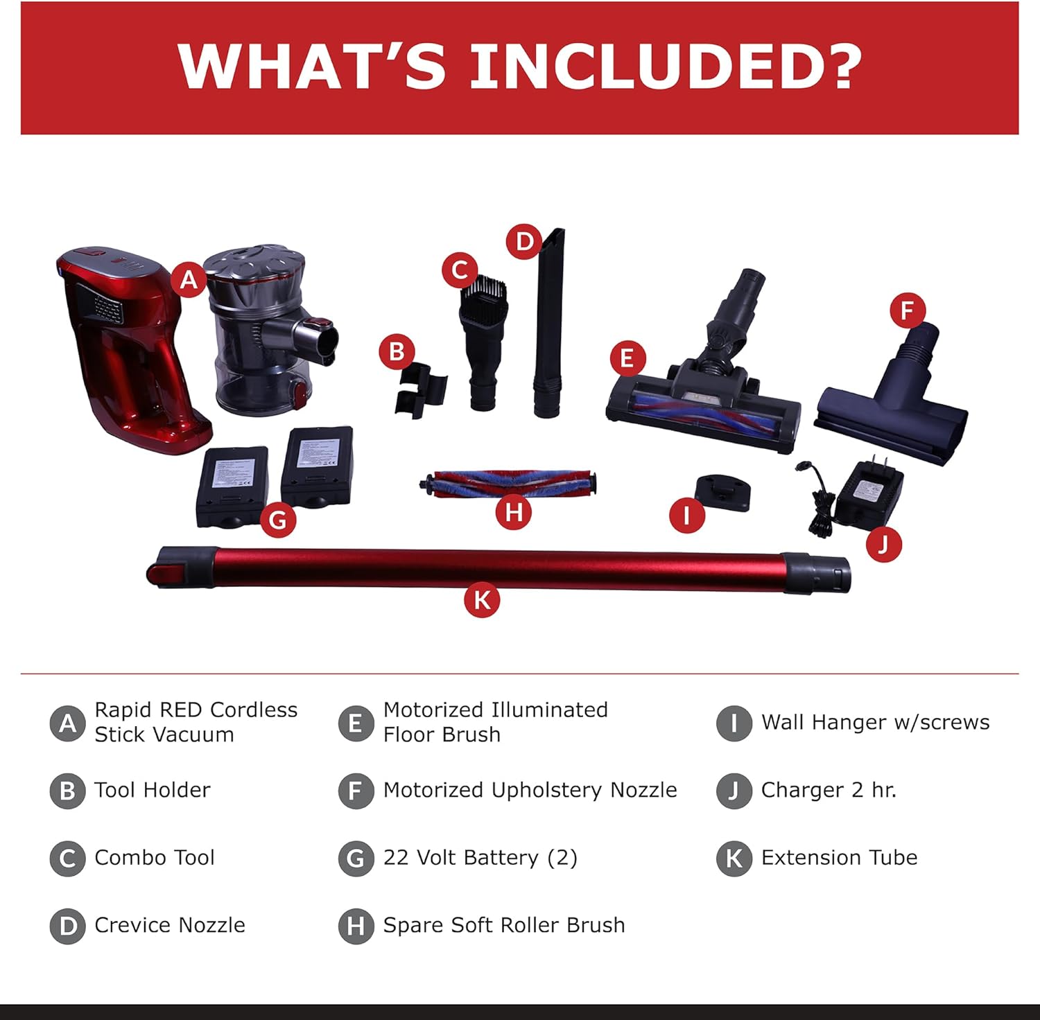 Atrix ACSV-1 Rapid Red Stick Vacuum