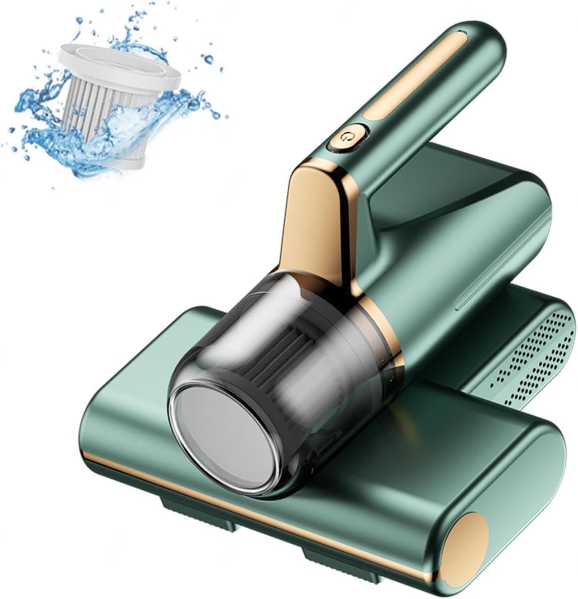 Aspiradora para Colchones De Cama, 3-in-1 Wireless Handheld Vacuum for Bed 14kpa Super Suction Couch Vacuum Effectively Clean Up Bed, Pillows, Carpets, Etc,Green