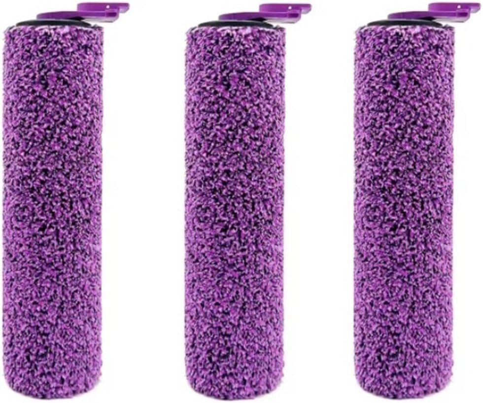 Compatible with Shark SD200 SD201 SD201C SD201Q SD205 Steam Pickup 3-in-1 Steam Mop Vacuum Cleaner Roller Brush Replacement Part(3pcs)