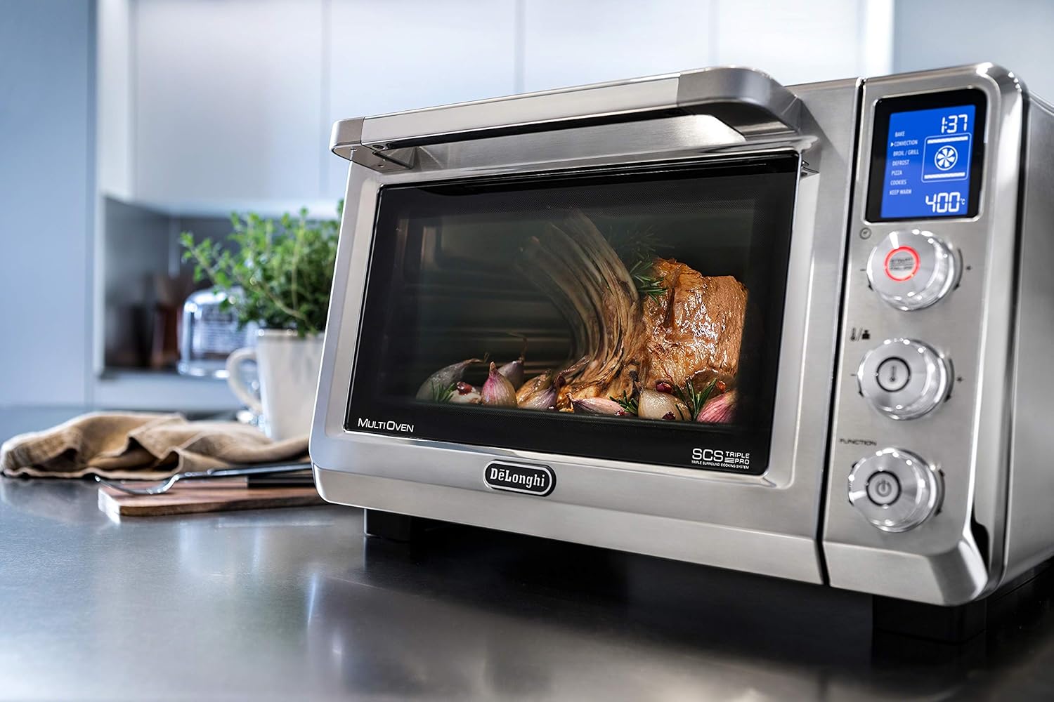 De'Longhi Livenza 0.8 cu ft. Stainless Steel Digital True European Convection Oven