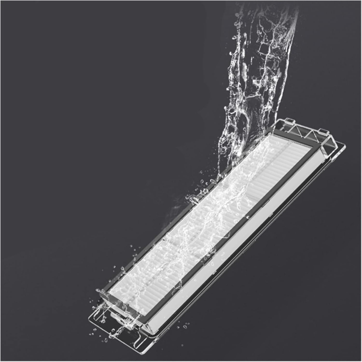 Main Roller Side Brush Filter Mop Wipes Fit for Roborock S6 S60 S6 Maxv Vacuum Cleaner Parts and Accessories(Light Yellow)