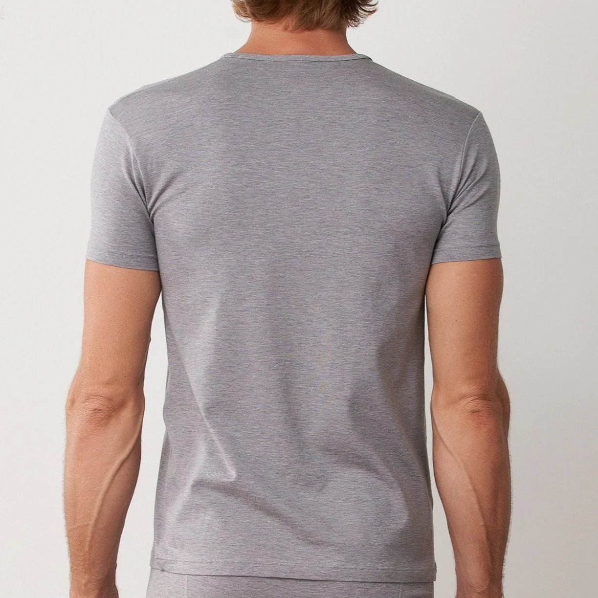Green TENCEL™ Lyocell V Neck Tee