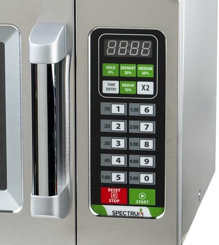 Winco Commercial-Grade Microwave with Touch Controls, 1,000 W, .9 Cubic Feet