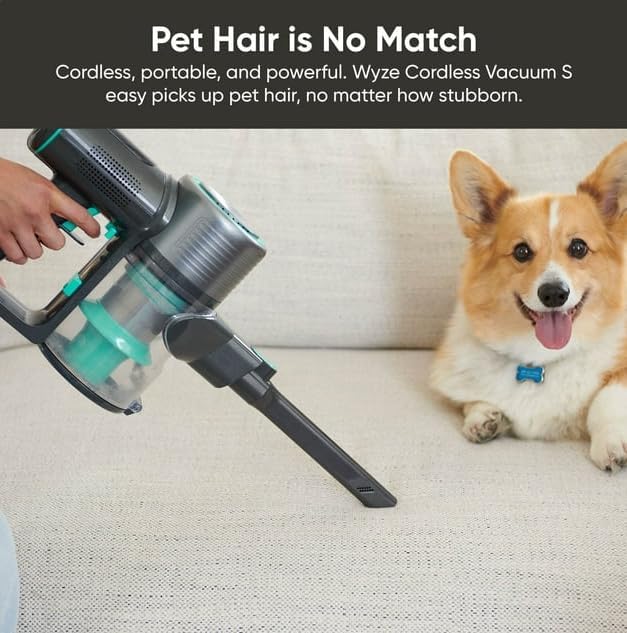 Generic Cordless Stick Vacuum Cleaner for Hardwood Floors and Carpets, 20KPa Strong Suction, LED Display, 3 Modes, Up to 40 Min Runtime, Wet&Dry Vacuum for Home Office, Black, AAA-008