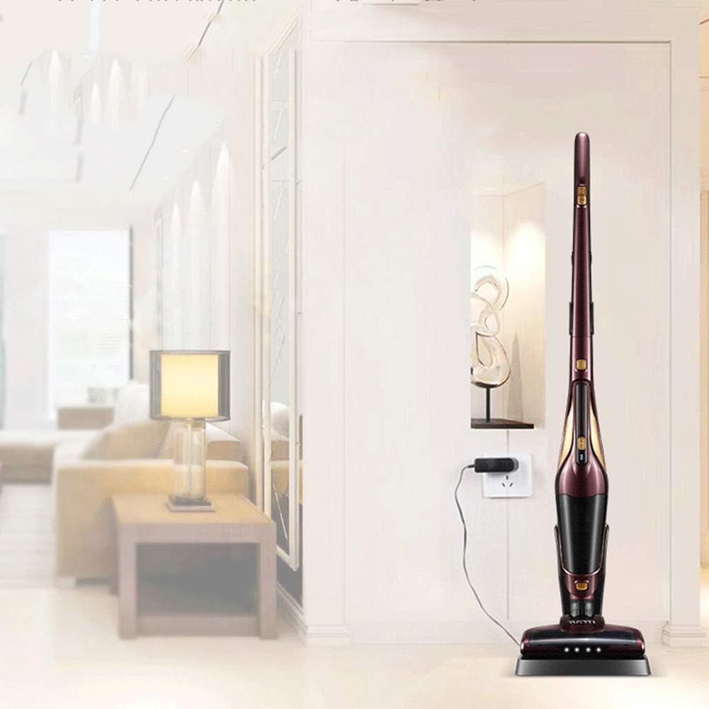 Handheld Vacuum Clean,Upright Vacuum Cleaner Cordless Vacuum Cleaner with 6KPa Powerful Suction, 2 in 1 Handheld Lightweight Stick Vacuum with Motorised Floor Brush, Up to 35 Minutes Runtime,Pink (