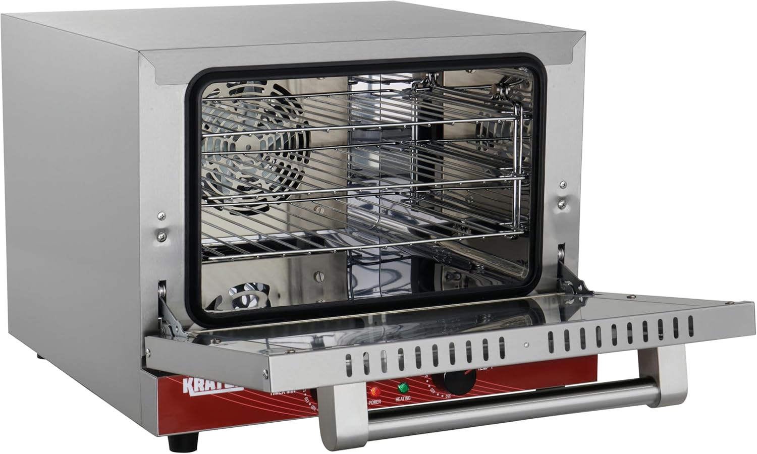 Kratos Commercial Oven, Quarter Size Electric Countertop Convection Oven, Holds Three Quarter Size Sheet Pans, 120V (29M-001)