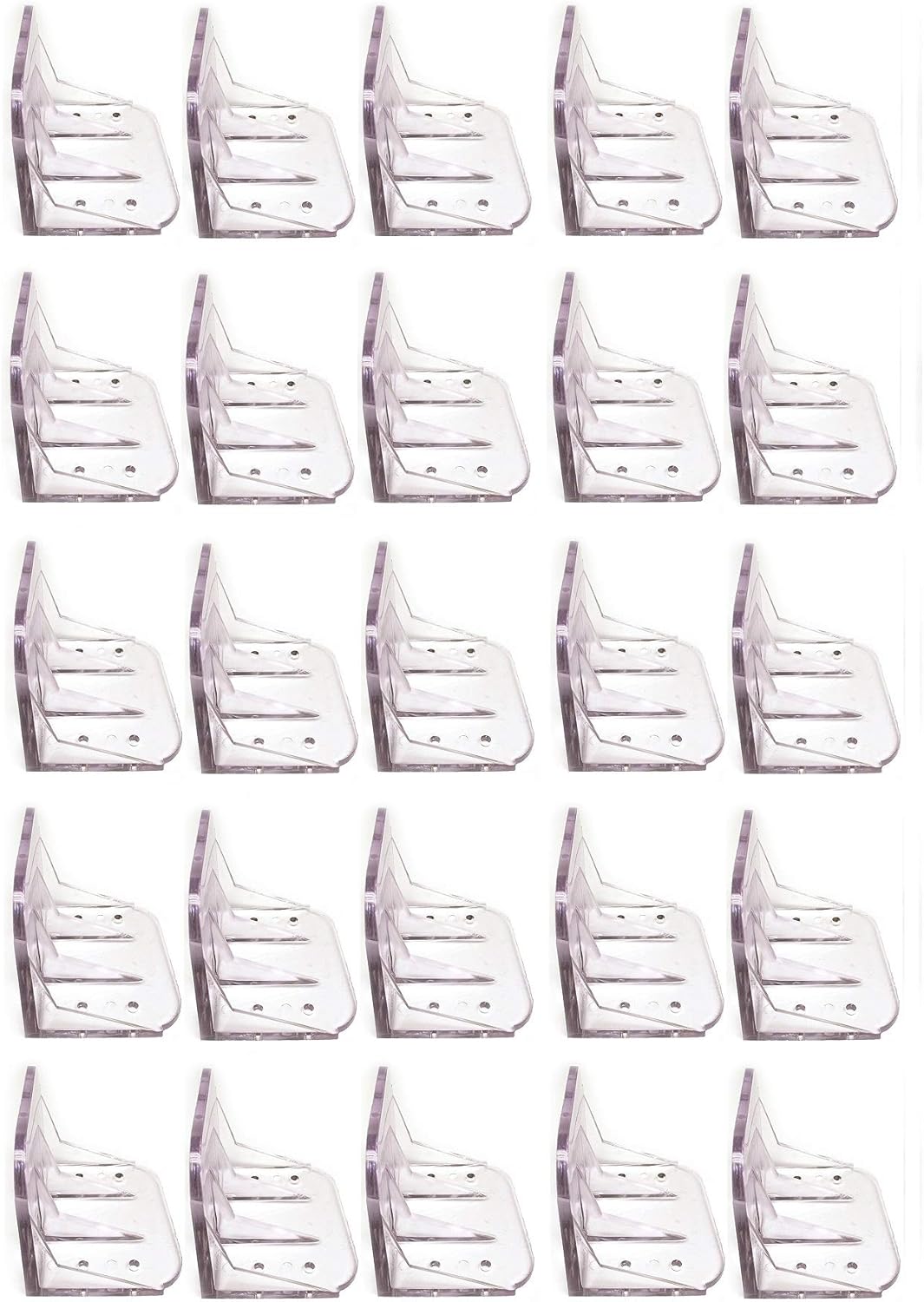 JSP Manufacturing Plastic Roof Ice Guard Jumbo Snow Guard Prevent Sliding Snow Ice Buildup Multipack Listing (25)