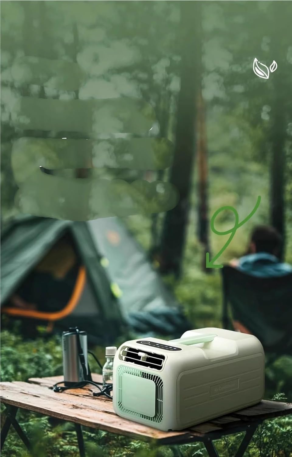 Portable Air Conditioner, Portable Mobile Air Conditioner Small Parking Single Cooling,Desktop Fan for Home Outdoors