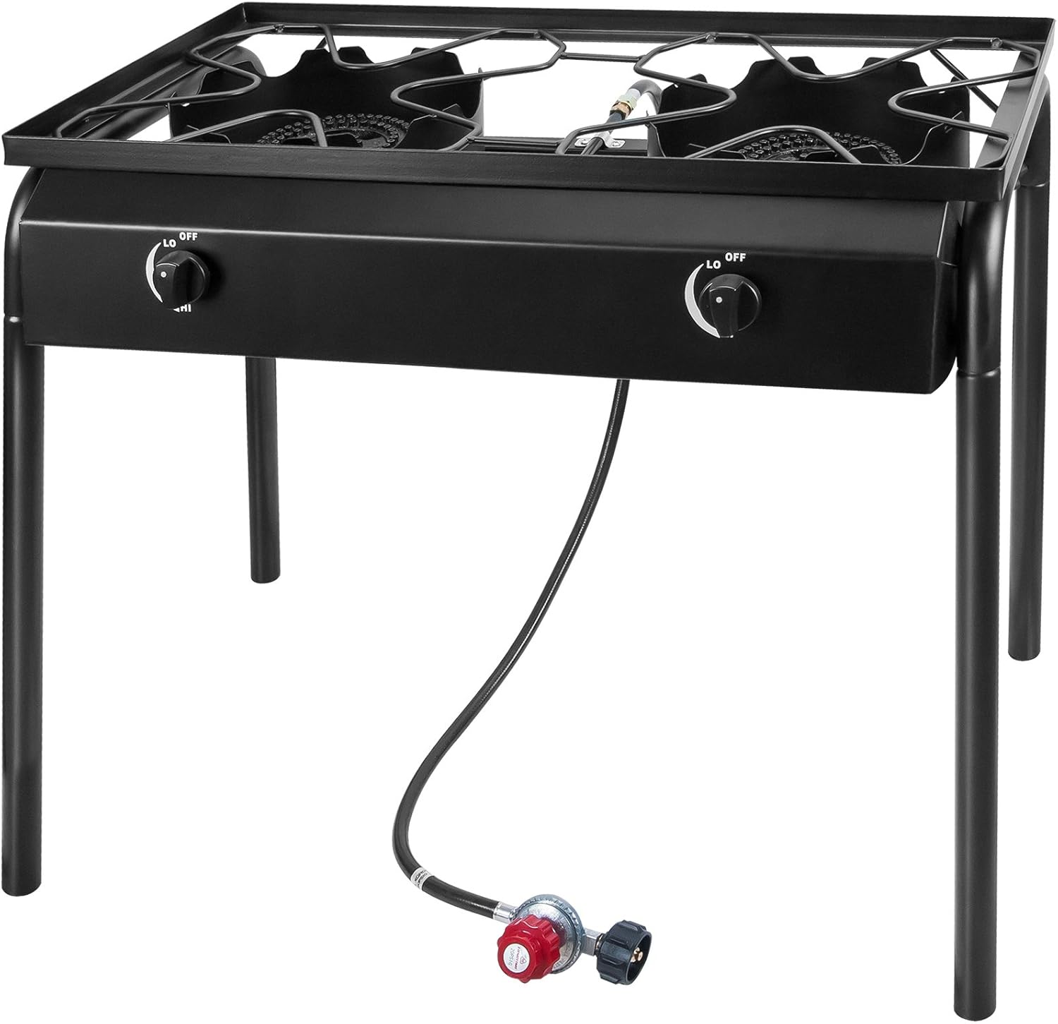 Aramco (ARAOT) Double Burner, Large, Black